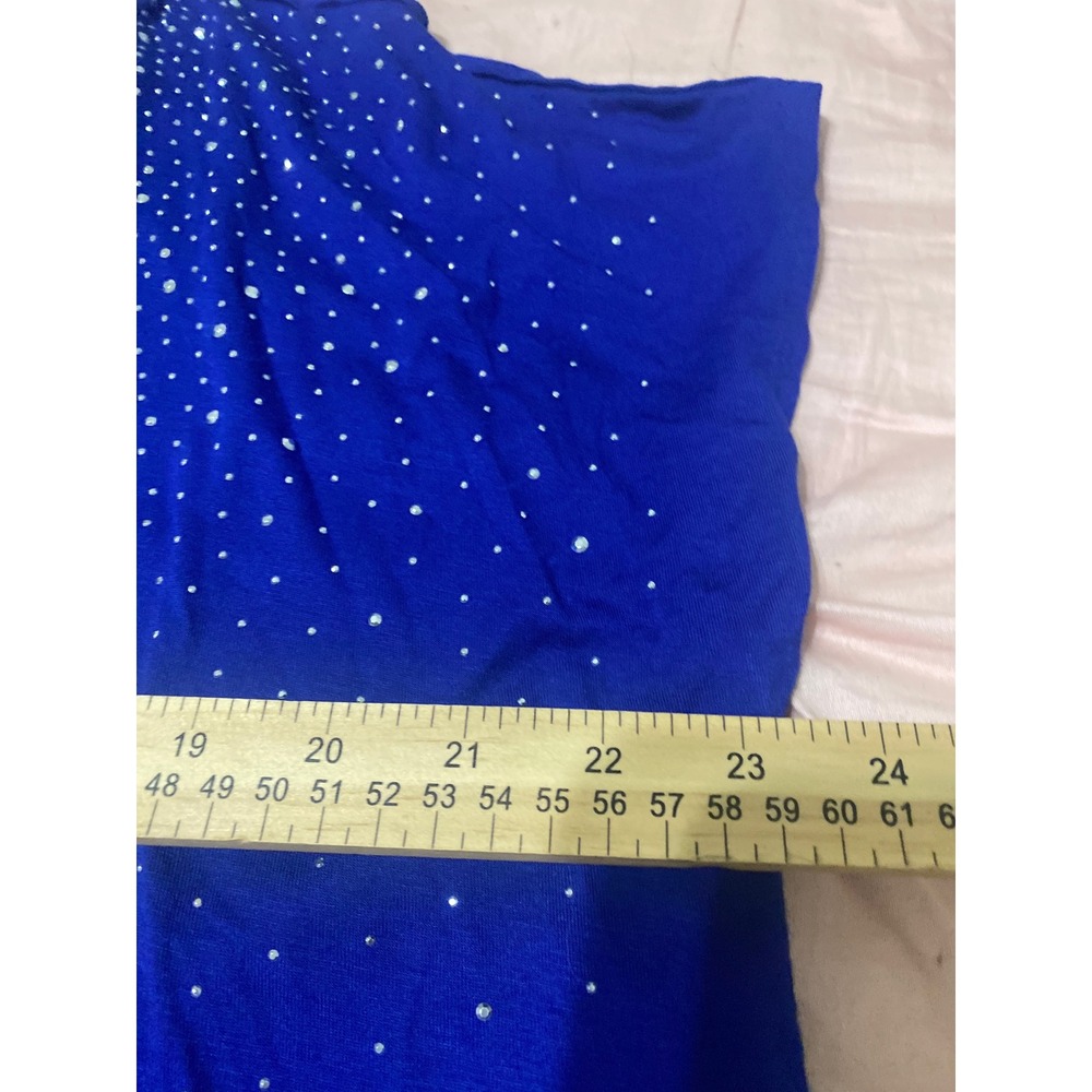 Design History Azure Blue Rhinestone Embellished Top XXL LJ2914067S New - Picture 6 of 7